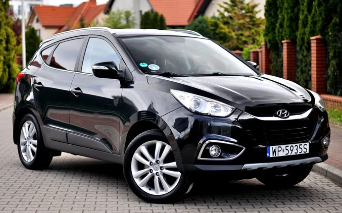 Hyundai ix35 cena 43500 przebieg: 198684, rok produkcji 2010 z Świerzawa małe 596